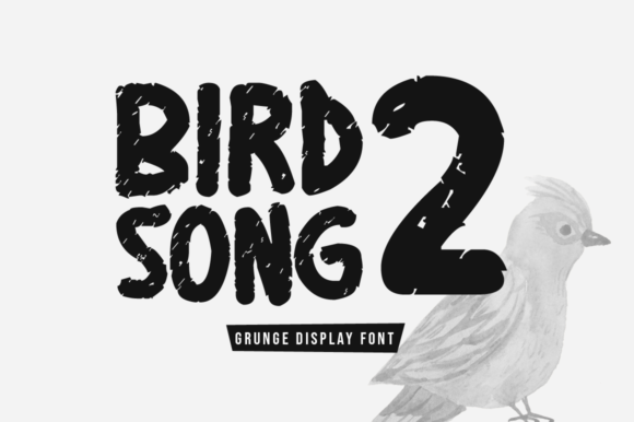 Birdsong Two: A Whimsical Display Font with Purposeful Boldness