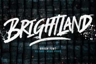 Brightland: A Bold Display Font with Urban Character