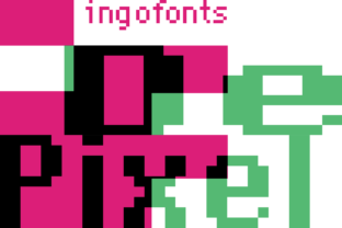 DePixel: A Futuristic Digital Display Font