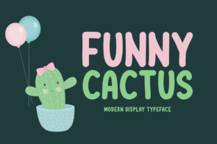 Funny Cactus Font