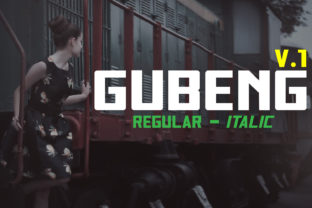 Gubeng: A Bold, Modern Display Font