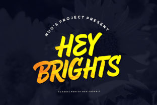 Hey Brights: A Friendly All-Caps Display Font
