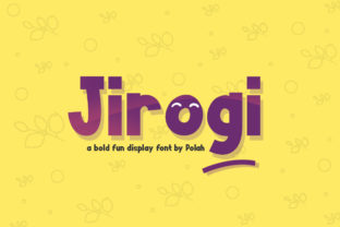 Jirogi: A Playful Display Font with Real Personality