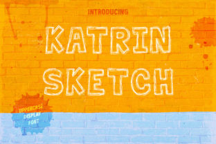 Katrin Sketch: A Whimsical Display Font for Light, Playful Design