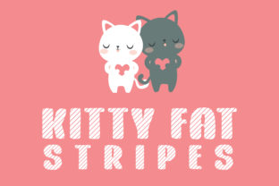 Kitty Fat Stripes: Where Playful Typography Meets Bold Visual Impact