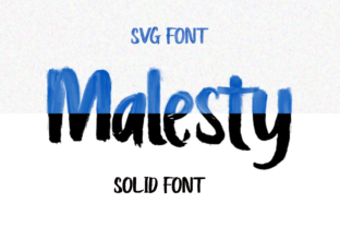 Malesty: A Bold Display Font for High-Impact Visual Communication