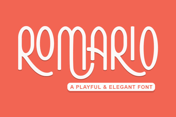 Romario: A Light, Modern Display Font