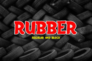 Rubber: A Bold, Playful Display Font for High-Impact Design