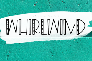 Whirlwind: A Bold, Playful Font for Distinctive Visual Identity