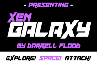 Xen Galaxy: A Futuristic Font for Space-Themed Projects